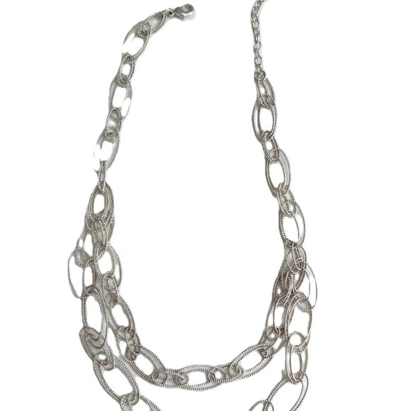 Silver Links Necklace - Picture 4 of 5